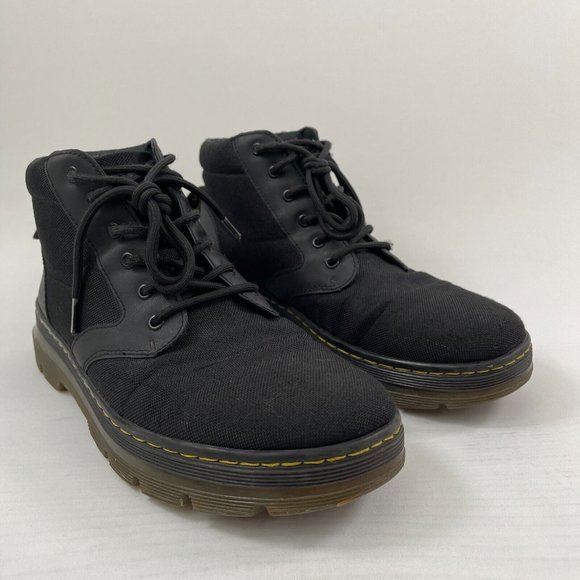 Dr Doc Martens Bonny Black Lace Up Boots Air Wair Bouncing Soles Men's Size 10 - Picture 7 of 16